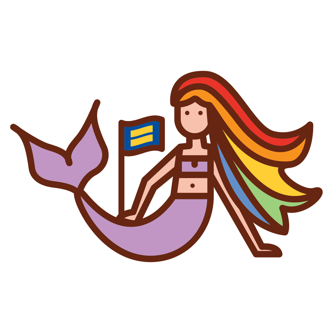Celebration Mermaid Stickers